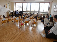 ☆　なかよし参観（3歳児）　☆