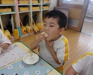 りんごの食べ比べ