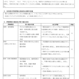 令和７年度　自己評価・施設関係者評価