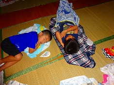 ☆　お泊まり保育（５歳児）２日目　☆